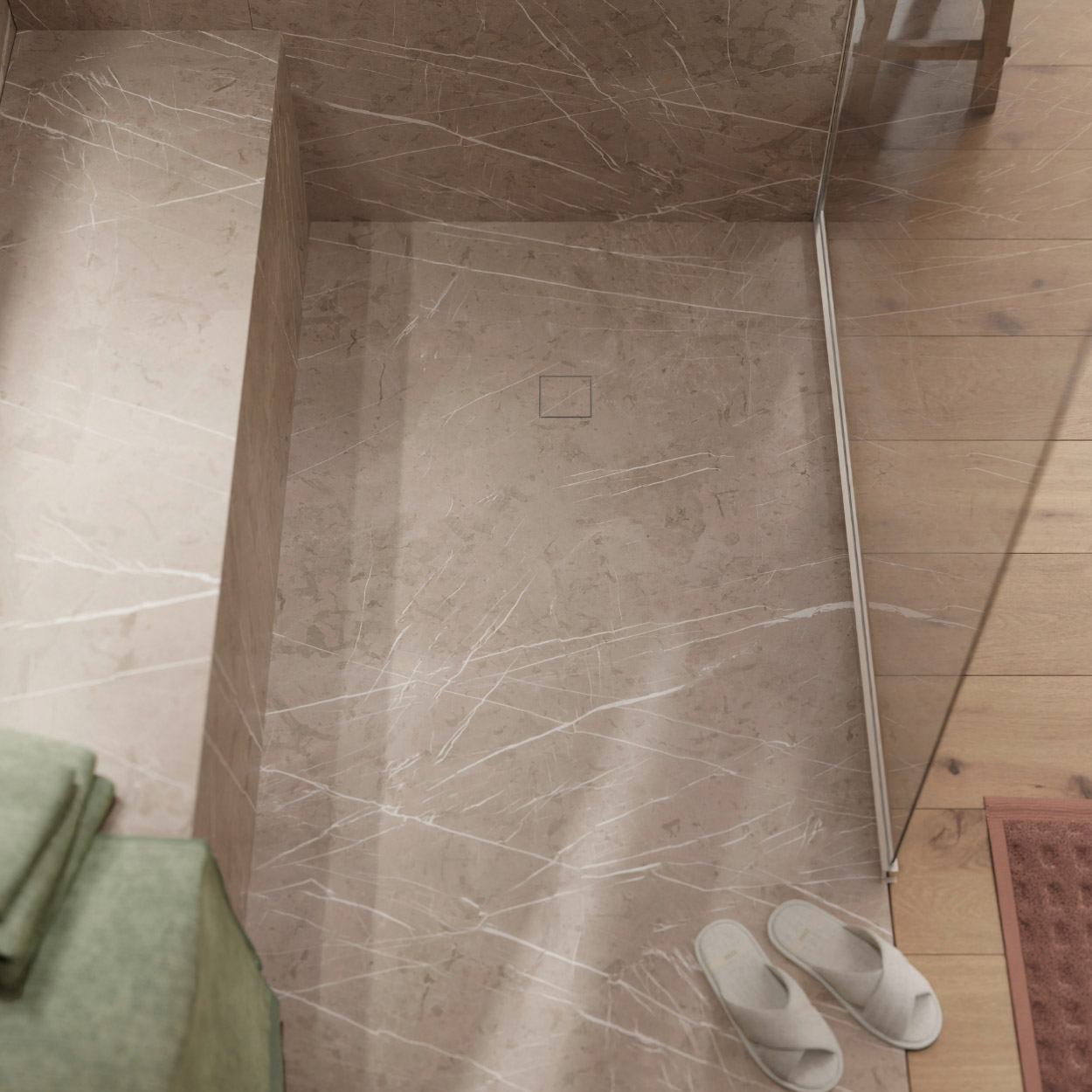 wedi Fundo Ligno Plus Shower Tray